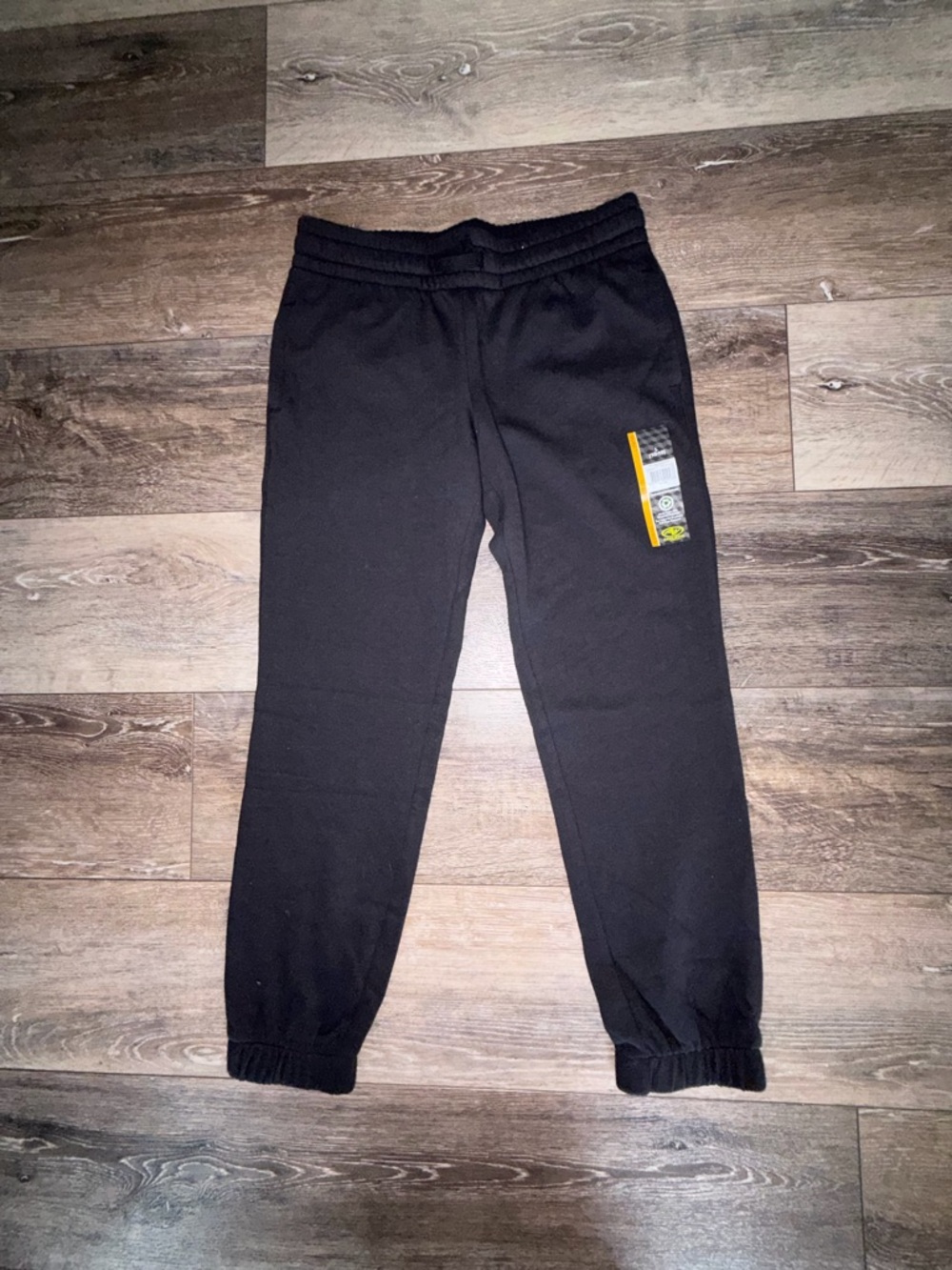 Athletic Works Black Kids Jogger Sweatpants NWT 10/12